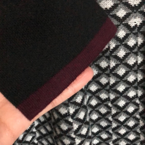 GEO PRINT FIT SWEATER DRESS - Picture 5 of 11